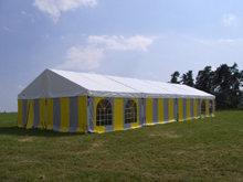 Here is an aluminium clearspan marquee manufactured by Schreiber