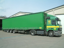 fabrication et placement de rideaux coulissants pour semi remorque