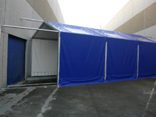 Structure aluminium sur mesure pour hall de stockage.