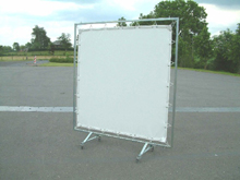 paroi de s�paration mobile sur roulettes