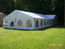 This is a Schreiber's clear span marquee for weddings 