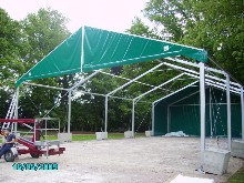 4m eave height marquee intended to shelter a helicopter