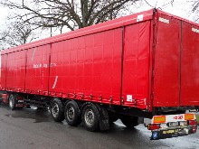 Semi remorque avec syst�me semi-benne 