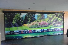 Toile de s�paration pour atelier de m�canique avec impression digitale full quadrichromie.