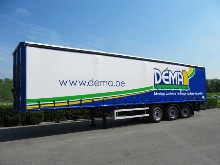 Confection et placement de b�ches coulissantes + lettrage peinture Dema