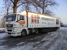 b�ches imprim�es en full quadrichromie pour semi remorque PIERRE LOGISTICS