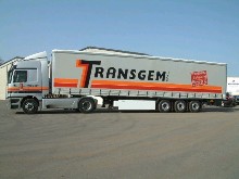 semi remorque pour le transporteur Transgem � Crisn�e