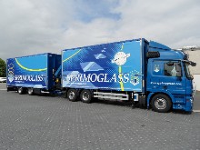 Camion remorque sprimoglass avec impression full quadrichromie et vernis de protection s�cial transport