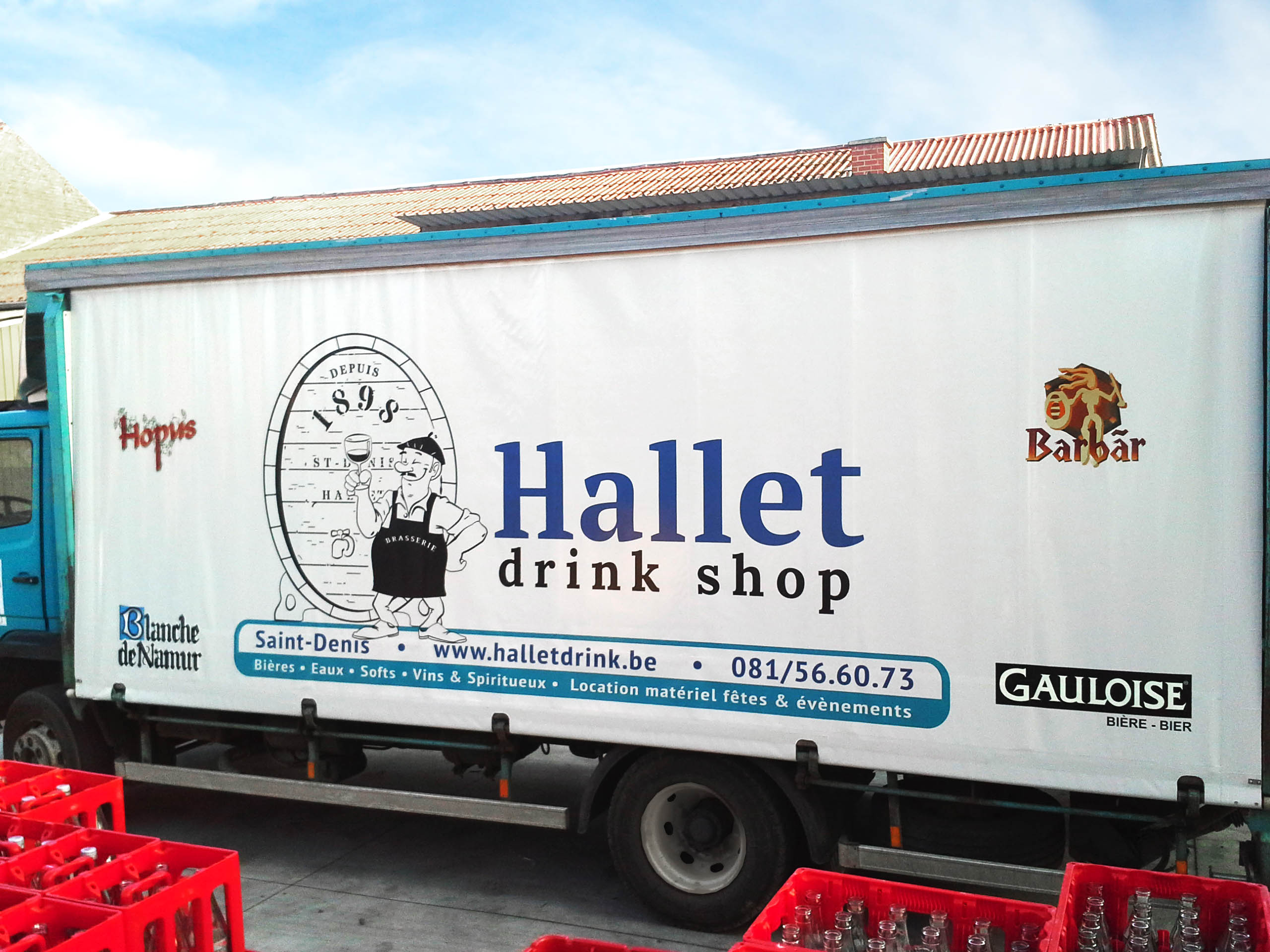 Brasserie Hallet (La Bruy�re, Belgique)